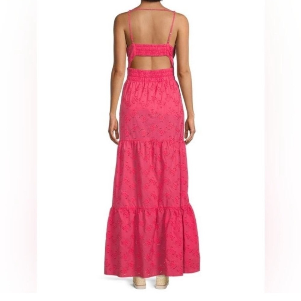 Koko + Mason Chic Fuchsia Maxi Dress size small